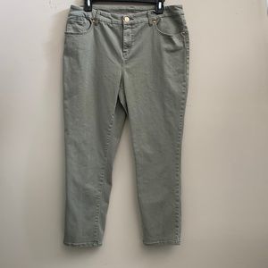 Chico's Women's Ankle & Cropped Jeans in Sage Green